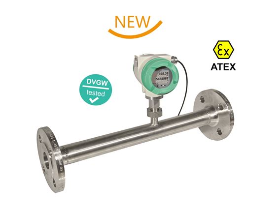 工業現場使用的空氣流量測量設備示意