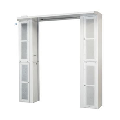 工業與潔淨環境使用的風幕設備示意