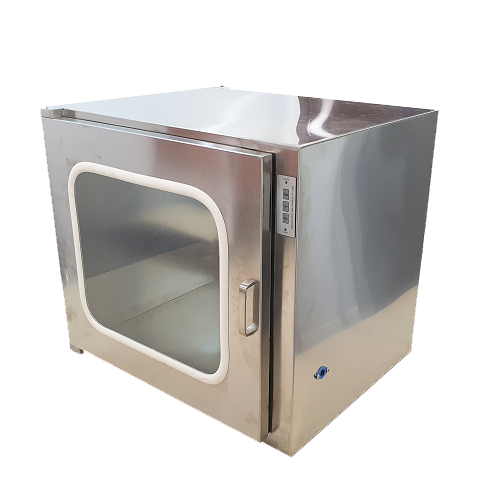 潔淨室物品傳遞用傳遞箱示意