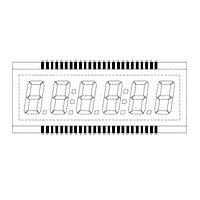 Mô-đun hiển thị số LCD dùng trong thiết bị điện tử và công nghiệp