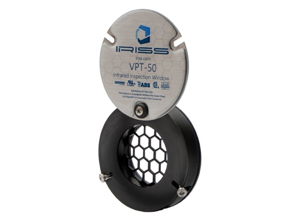 Cửa sổ hồng ngoại sử dụng trong tủ điện để hỗ trợ quan sát và kiểm tra nhiệt độ