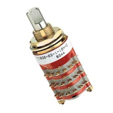 Công tắc quay dùng trong bảng điều khiển và thiết bị điện tử